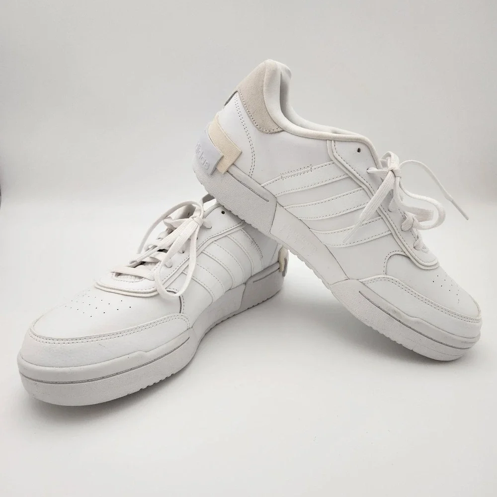 adidas Entrap Cloudfoam Super Sneakers Mens 11 White GZ6783 Low Top Leather